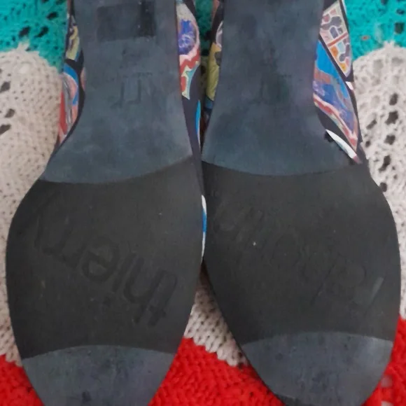 Thierry Rabotin Multicolor Patterned Heels - Picture 8 of 8